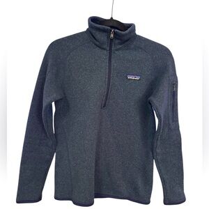 Patagonia Women's Better Sweater 1/4-Zip Fleece pullover Sweater Jacket size S